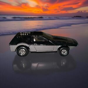 Vintage 1972  Matchbox Superfast No 51 Midnight Magic Black Silver Car DieCast